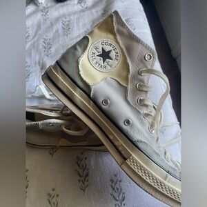 Multi-colored Patchwork Desert Converse Shoes